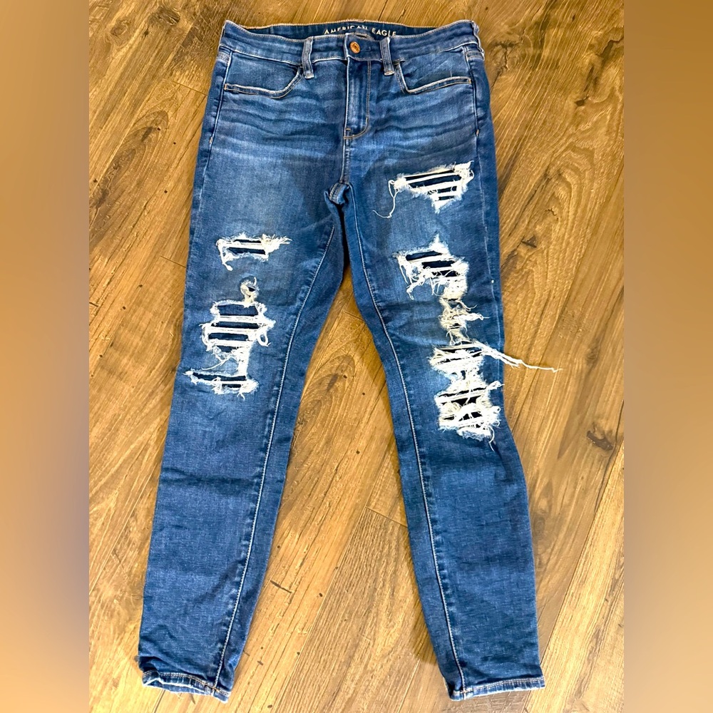 American Eagle Women’s Jeans Next Level Ankle Skinny Size 8 Short (29W)
